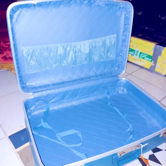 ORIG VTG 1960s Monarch Bags COMPLETE 5pc LUGGAGE SET - Picture 14 of 16